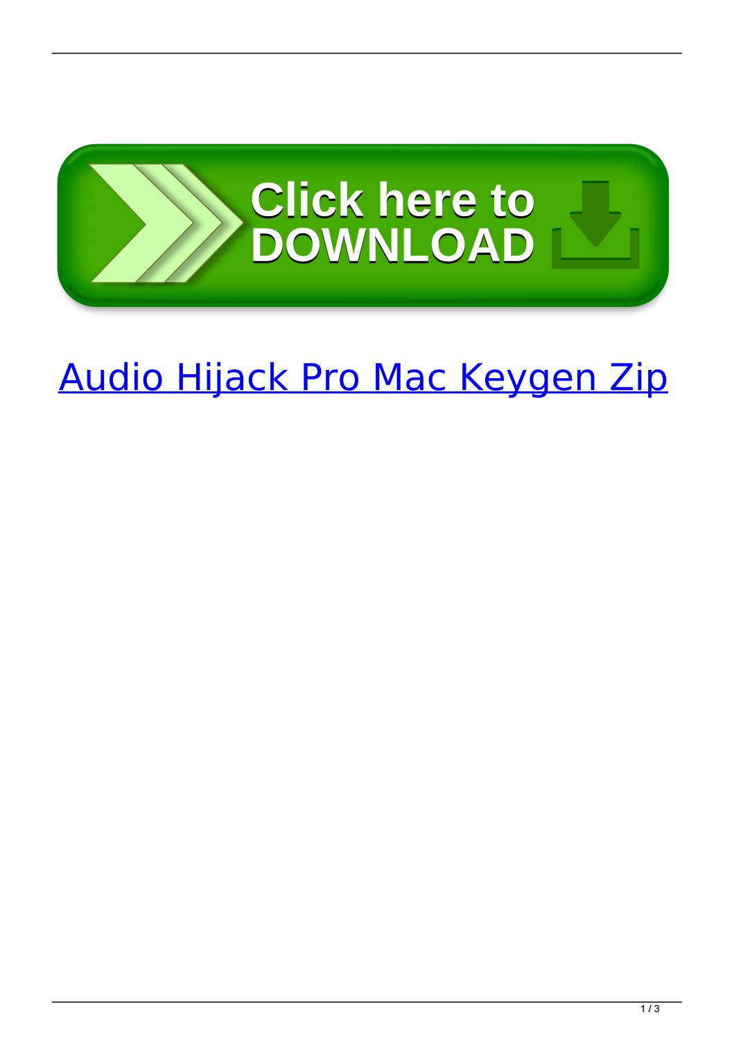 Audio Hijack Pro Crack Mac